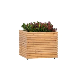 Bloembak 60x80x60cm/op Wieltjes