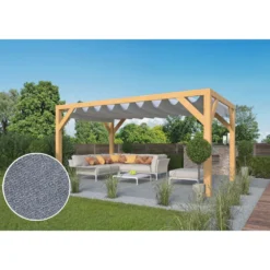 Schuifzeil Zilvergrijs 300x500cm