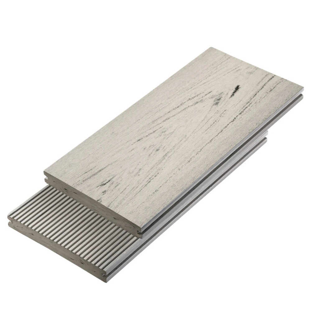 +Garden Composiet WPC Vlonderplank Smoke White 300cm 1 +Garden Composiet WPC Vlonderplank Smoke White 300cm