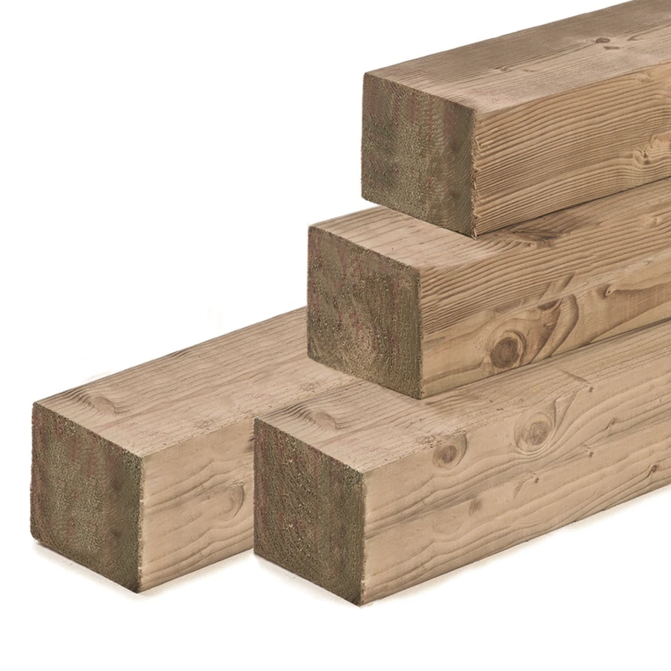 Paal Noord-Zweeds Geïmpregneerd Vuren 13.8×13.8x300cm 1 Paal Noord-Zweeds Geïmpregneerd Vuren 13.8×13.8x300cm