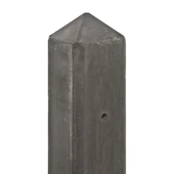 Beton Paal Antraciet, Diamantkop 10x10x280cm