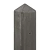 +Garden Berton©-paal Antraciet, Diamantkop 10x10x280 Cm Hoekmodel