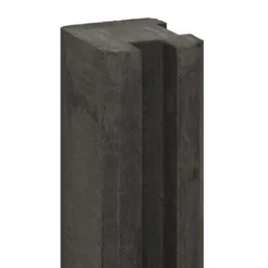 Berton©-sleufpaal Antraciet 11.5×11.5x280cm Hoekmodel
