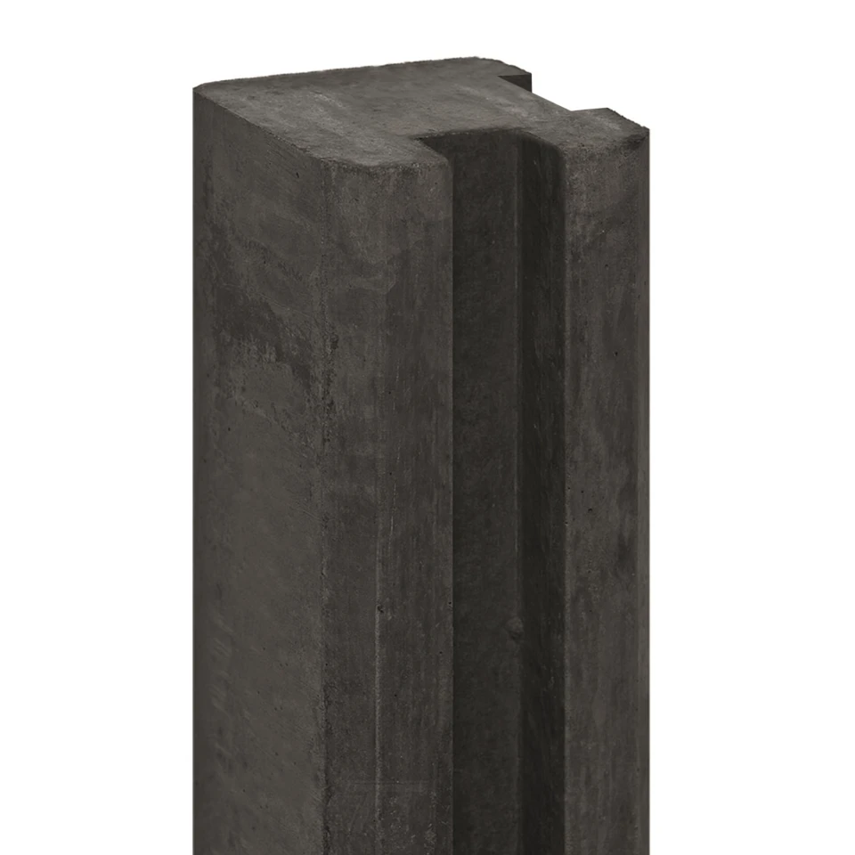 Berton©-sleufpaal Antraciet 11.5×11.5x280cm Hoekmodel 1 Berton©-sleufpaal Antraciet 11.5×11.5x280cm Hoekmodel