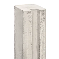 Berton©-sleufpaal Wit/grijs 11.5×11.5x316cm Eindmodel