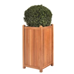 Bloembak Teak Groot 45x45x90cm
