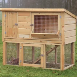 Konijnenverblijf Zijdehoen 60x130x110