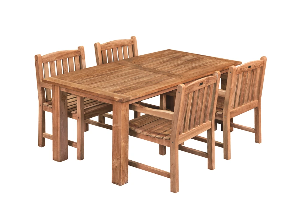 Tuintafel Modern Teak 300x100x78 1 Tuintafel Modern Teak 300x100x78