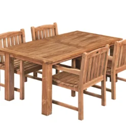 Tuintafel Modern Teak 180x90x78