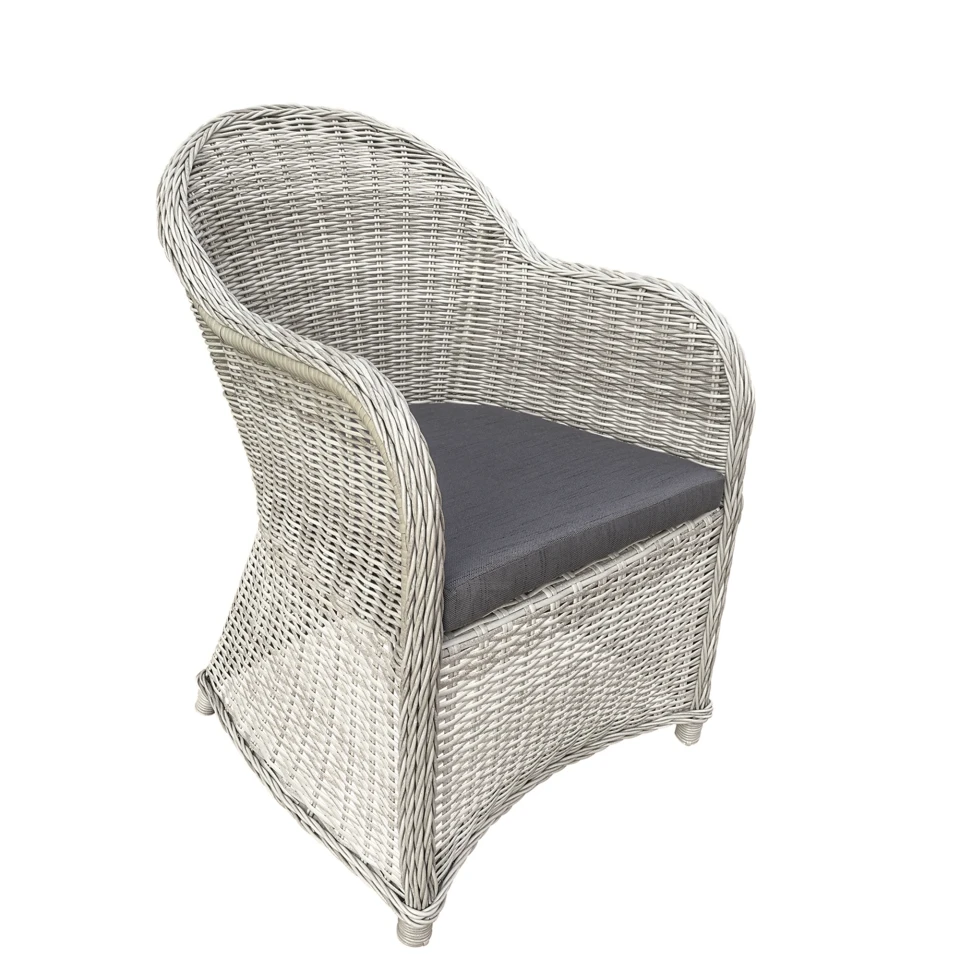 Wicker Luxe Stoel Glenwood Grijs Gemêleerd 1 Wicker Luxe Stoel Glenwood Grijs Gemêleerd