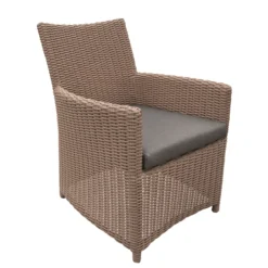 Wicker Stoel Lamesa Licht Bruin