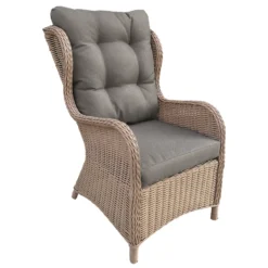 Wicker Relax Stoel Laconia Licht Bruin