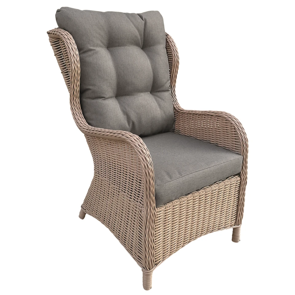 Wicker Relax Stoel Laconia Licht Bruin 1 Wicker Relax Stoel Laconia Licht Bruin