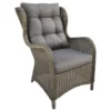 Wicker Relax Stoel Delafield Donker Bruin
