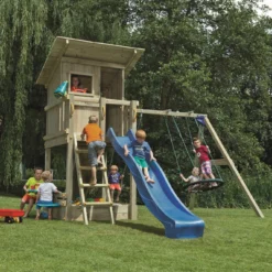 Houtpakket Beach Hut Met Palen 8.8×8.8cm