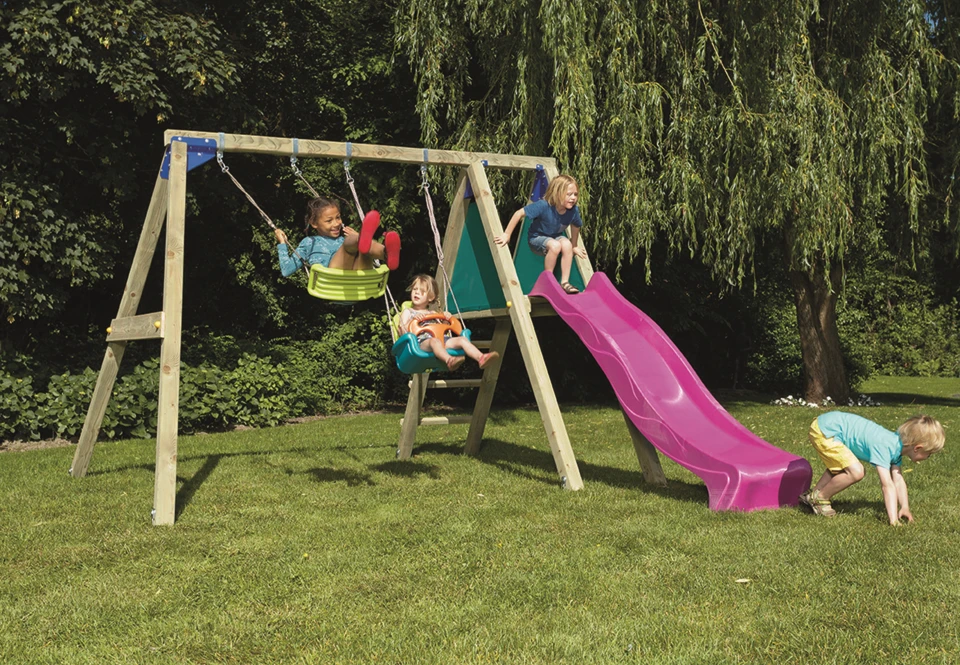 Houtpakket Deckswing Met Palen 8.8×8.8cm 1 Houtpakket Deckswing Met Palen 8.8×8.8cm
