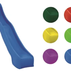 Glijbaan Kunststof 300cm Blauw