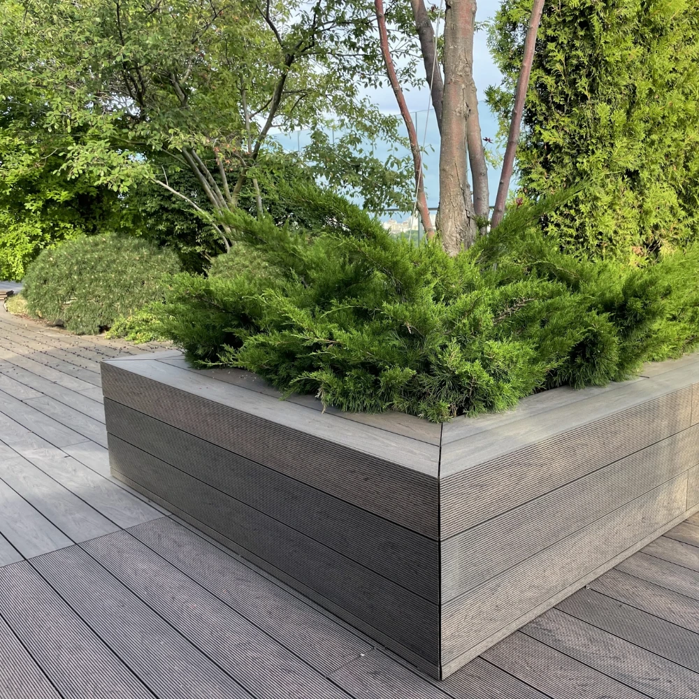 +Garden Composiet WPC Vlonderplank Wenge 300cm 4 +Garden Composiet WPC Vlonderplank Wenge 300cm - Afbeelding 4