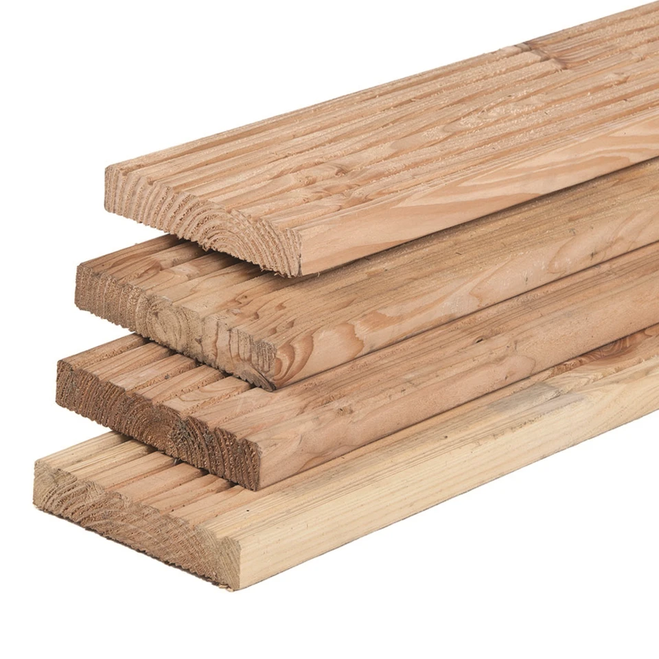 Vlonderplank Lariks/douglas 2.8×14.5x500cm 1 Vlonderplank Lariks/douglas 2.8×14.5x500cm