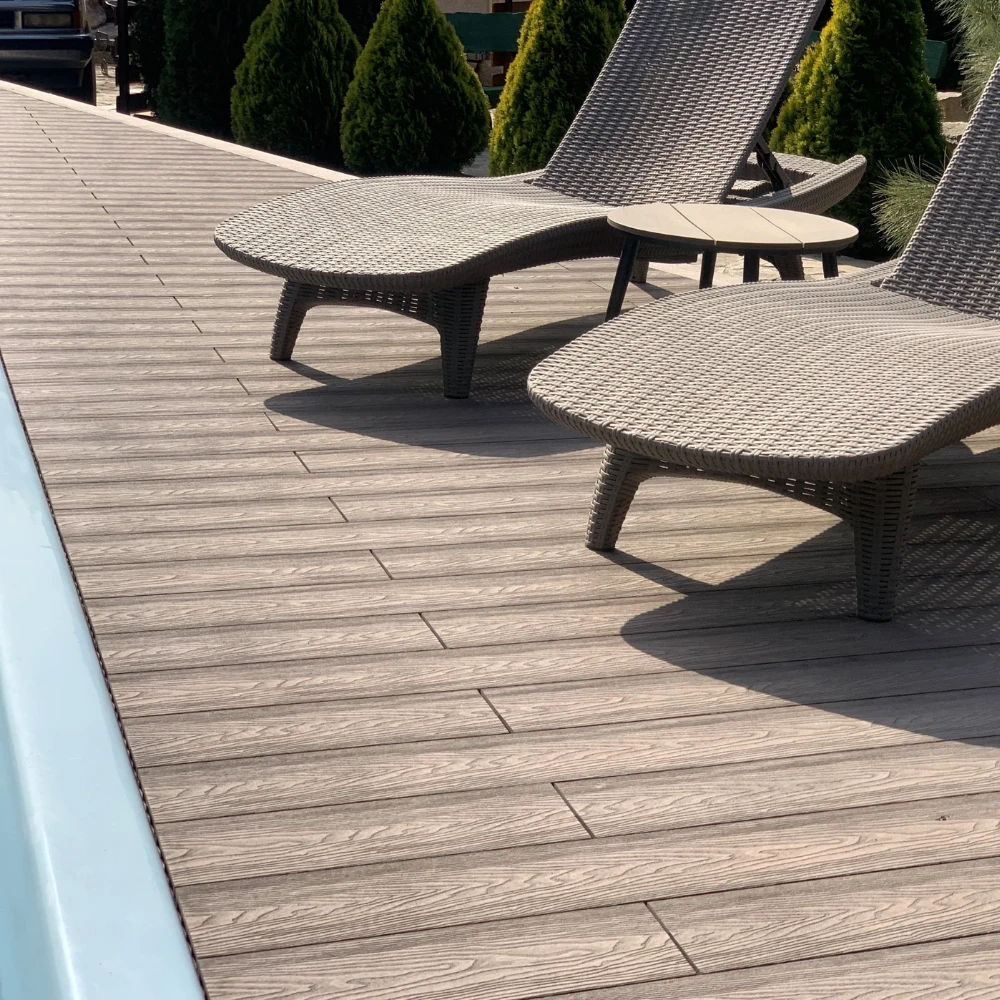 +Garden Composiet WPC Vlonderplank Wine Brown 300cm 5 +Garden Composiet WPC Vlonderplank Wine Brown 300cm - Afbeelding 5