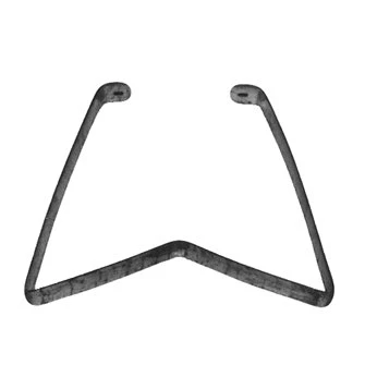 Humet Verzinkte Voetsteun, Excl. Zadel, Universeel, Voor 76 Mm Zadel 1 Humet Verzinkte Voetsteun, Excl. Zadel, Universeel, Voor 76 Mm Zadel