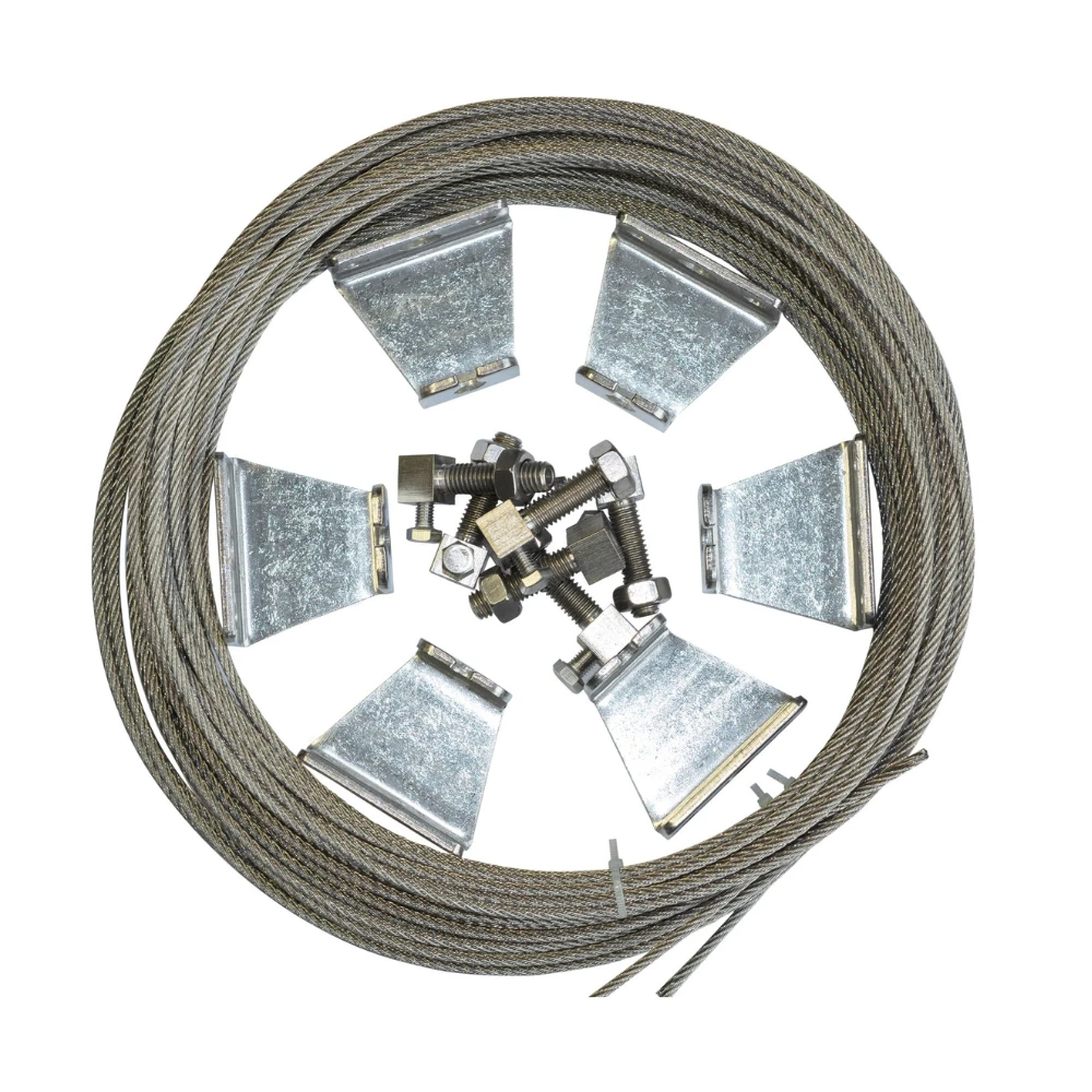 RVS Bevestigingsset Voor Schuifzeil 1 RVS Bevestigingsset Voor Schuifzeil