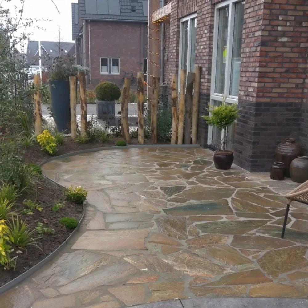 +Garden Flagstones Kavala Brown Kwartsiet 3/5 Cm Dik P/M² 4 +Garden Flagstones Kavala Brown Kwartsiet 3/5 Cm Dik P/M² - Afbeelding 4