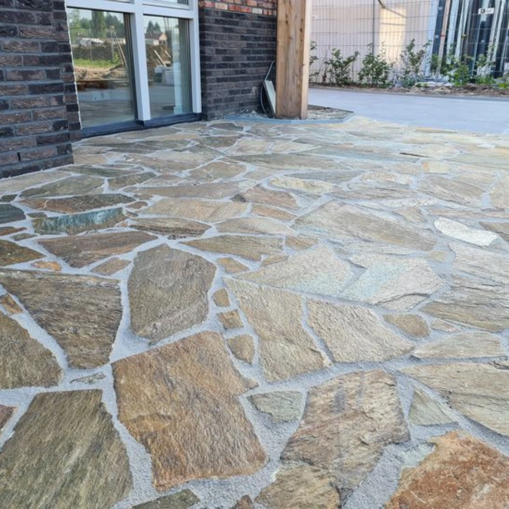 +Garden Flagstones Kavala Brown Kwartsiet 3/5 Cm Dik P/M² 1 +Garden Flagstones Kavala Brown Kwartsiet 3/5 Cm Dik P/M²