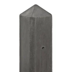 +Garden Berton©-paal LG Antraciet, Diamantkop 10x10x280cm T-model